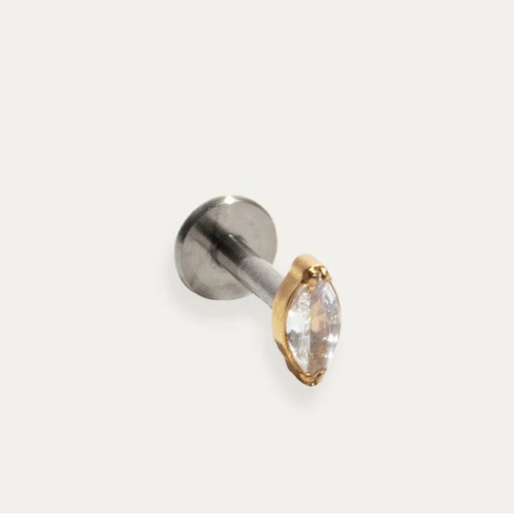 Flat back Nano Marquis Studs